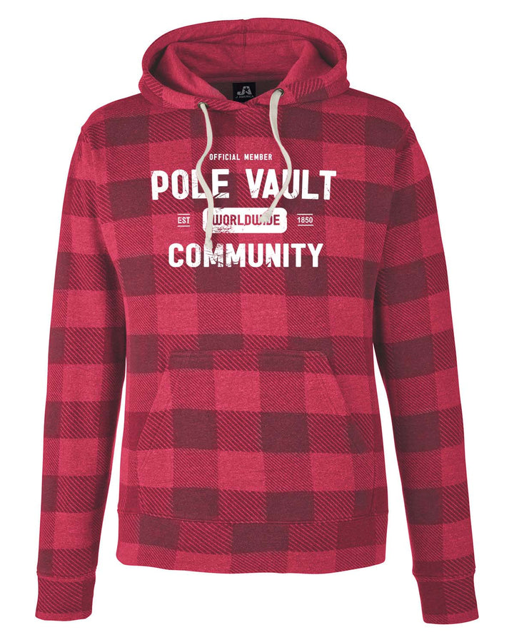 Gear Drop - Pole Vault Hoodie - Red Plaid