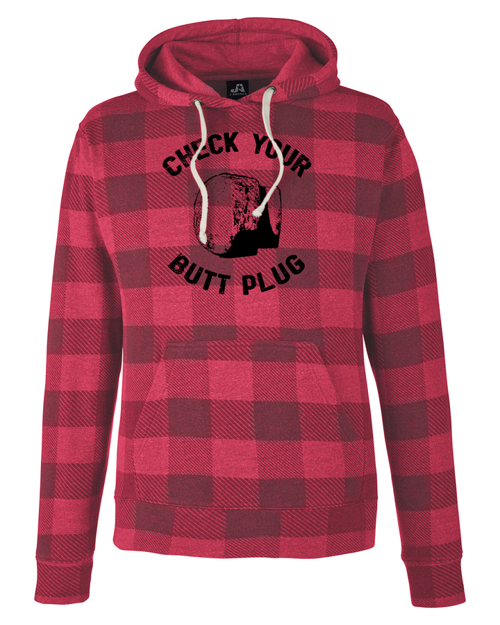 Gear Drop - Pole Vault Hoodie - Red Plaid