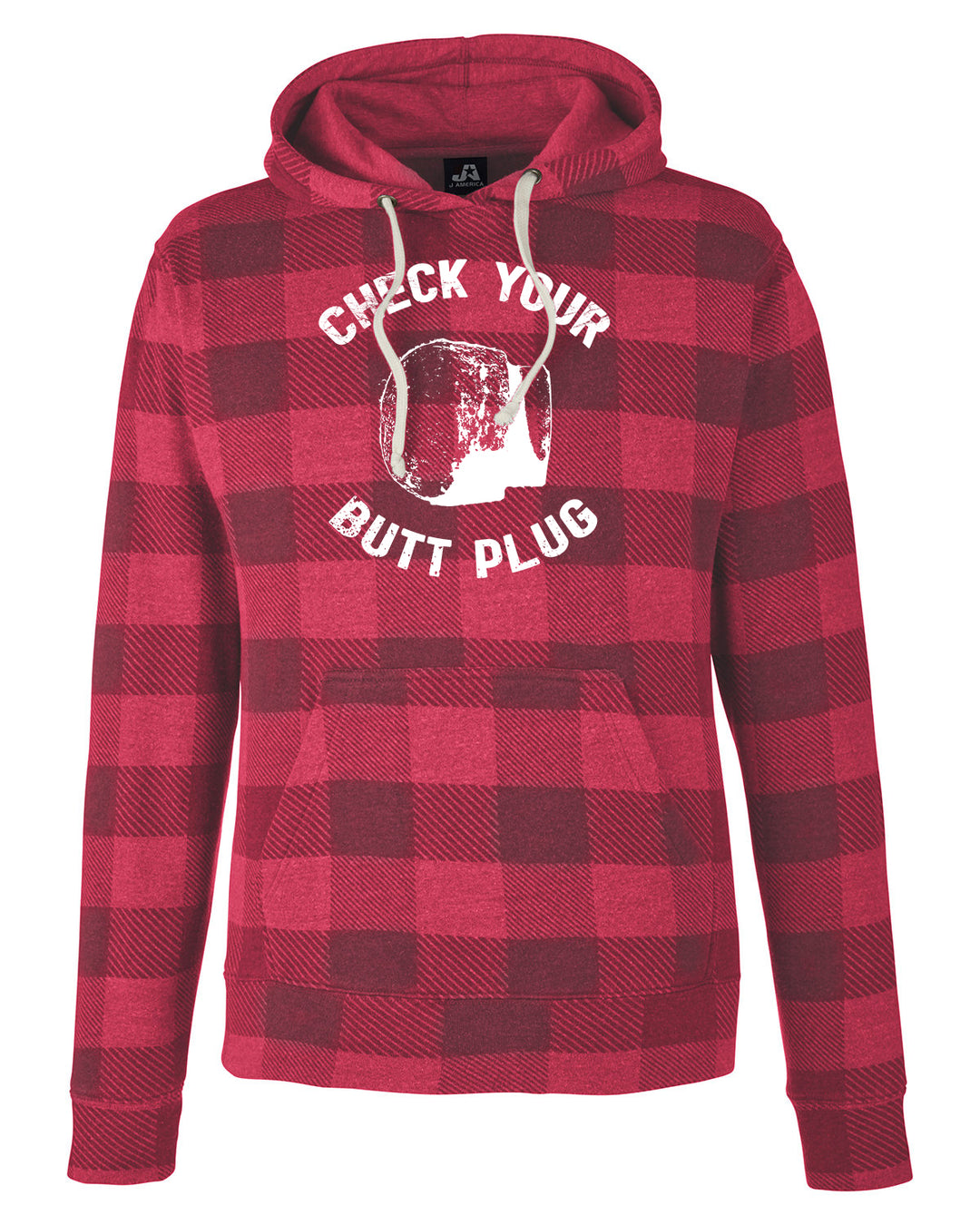 Gear Drop - Pole Vault Hoodie - Red Plaid