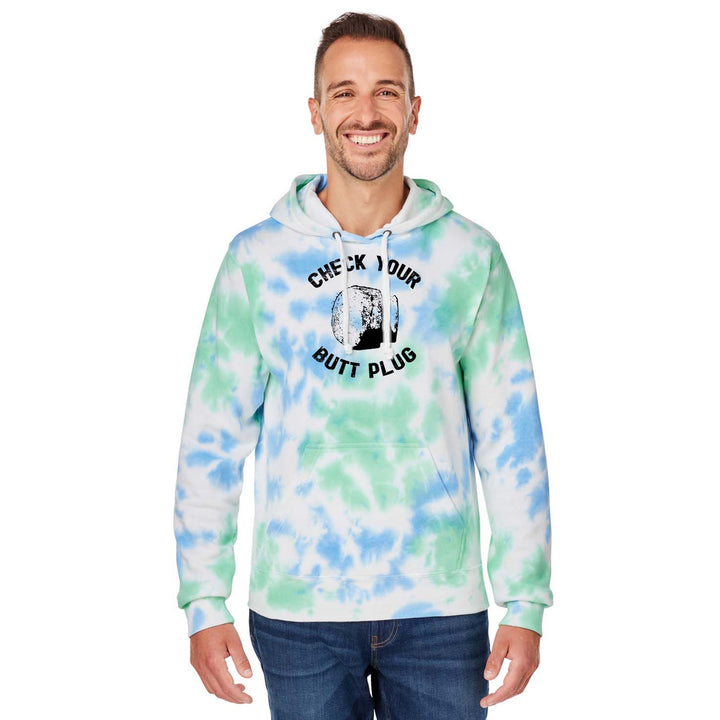 Gear Drop - Pole Vault Hoodie - Tie Dye Green/Blue