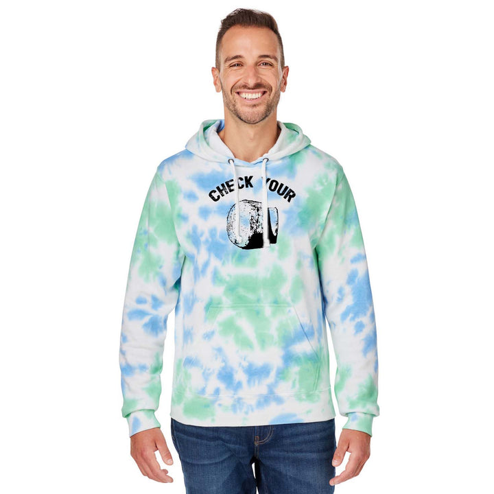 Gear Drop - Pole Vault Hoodie - Tie Dye Green/Blue