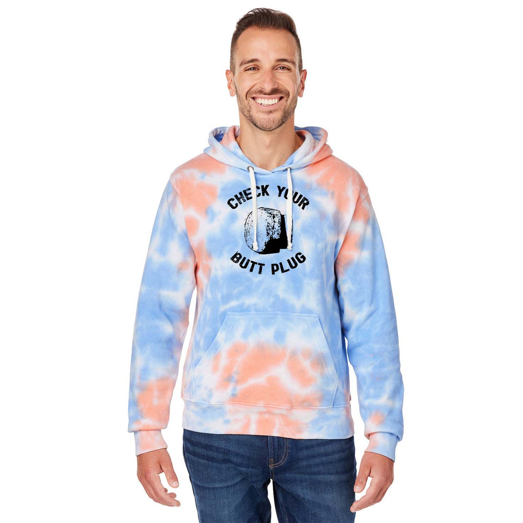 Gear Drop - Pole Vault Hoodie - Tie Dye Orange/Blue