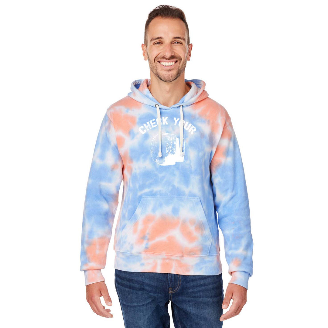Gear Drop - Pole Vault Hoodie - Tie Dye Orange/Blue
